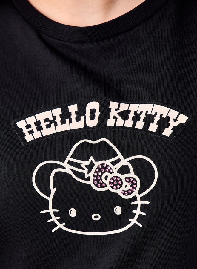 SP Characters T-shirt with Hello Kitty Print Cotton - Image 3
