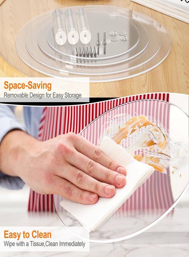 حامل كب كيك دائري بأربعة طبقات، حامل عرض كب كيك أكريليك يتسع لـ 38 كب كيك، حامل كب كيك شفاف لطاولة الحلويات، حامل كب كيك على شكل برج لحفلات الزفاف وأعياد الميلاد وحفلات التخرج - Image 5