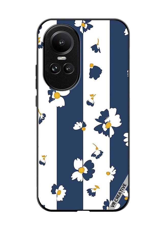 VR CREATIVE Protective Case Cover For Oppo Reno 10 Flowers Design Multicolour - Image 1