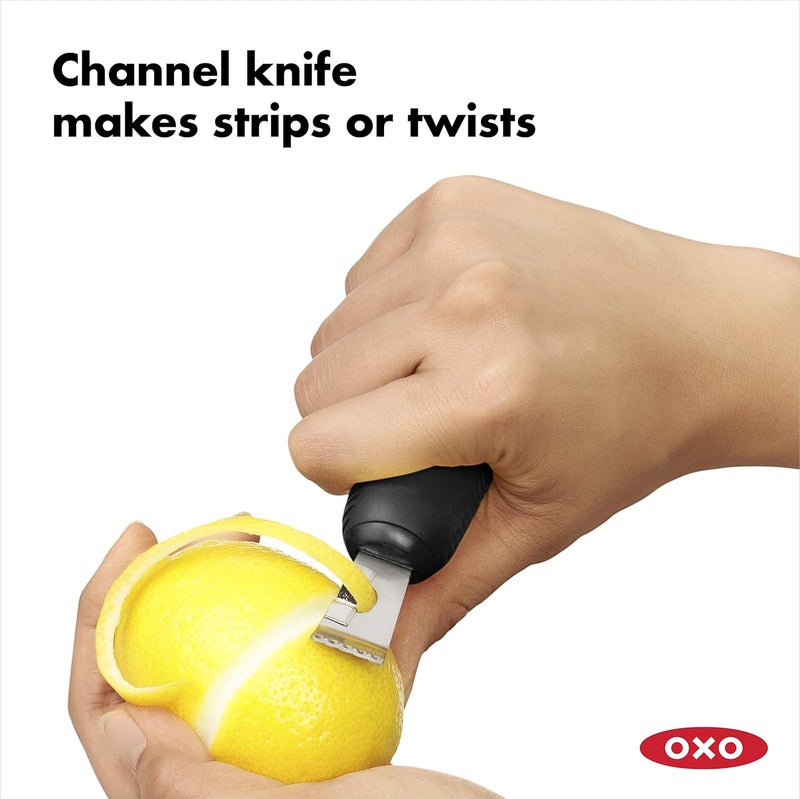 OXO Good Grips Citrus Zester With Channel Knife - Image 4