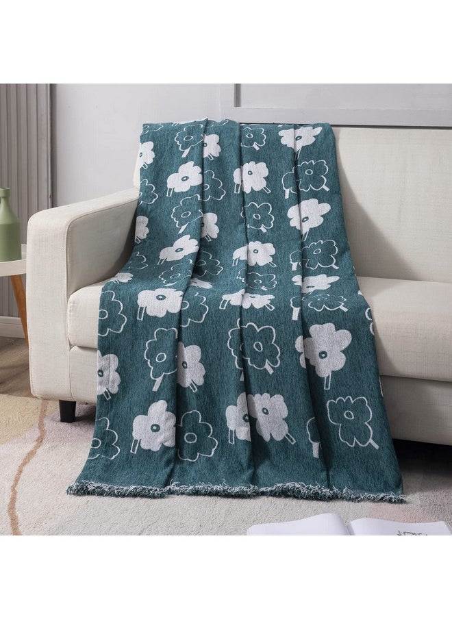 HOKIPO Chenille Sofa Cover Thick and Soft Throws Blanket 3 Seater, Teal (AR-4598-D3*1) - pzsku/ZDFB3DAD8E34E3A7C41C5Z/45/_/1737720964/9f2aa50c-b1b9-4ce6-9d27-feef40e46c17