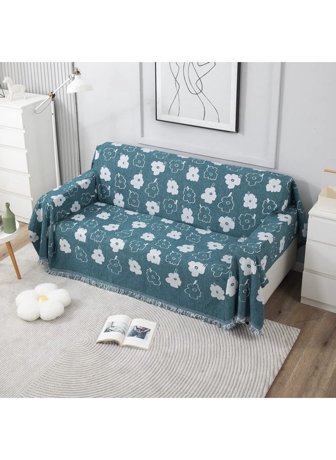 HOKIPO Chenille Sofa Cover Thick and Soft Throws Blanket 3 Seater, Teal (AR-4598-D3*1) - pzsku/ZDFB3DAD8E34E3A7C41C5Z/45/_/1737720975/e961f04b-6c97-4ab8-a9a3-300ed6b67d52