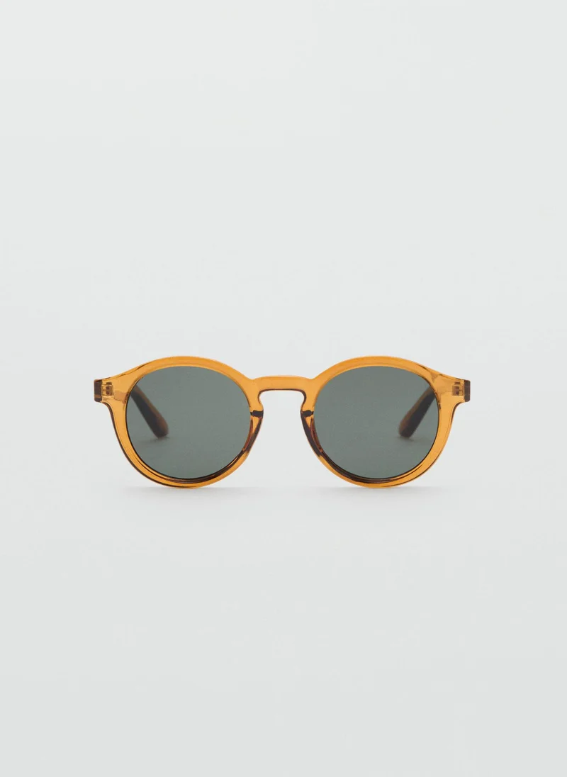 مانجو مان Round-Framed Sunglasses