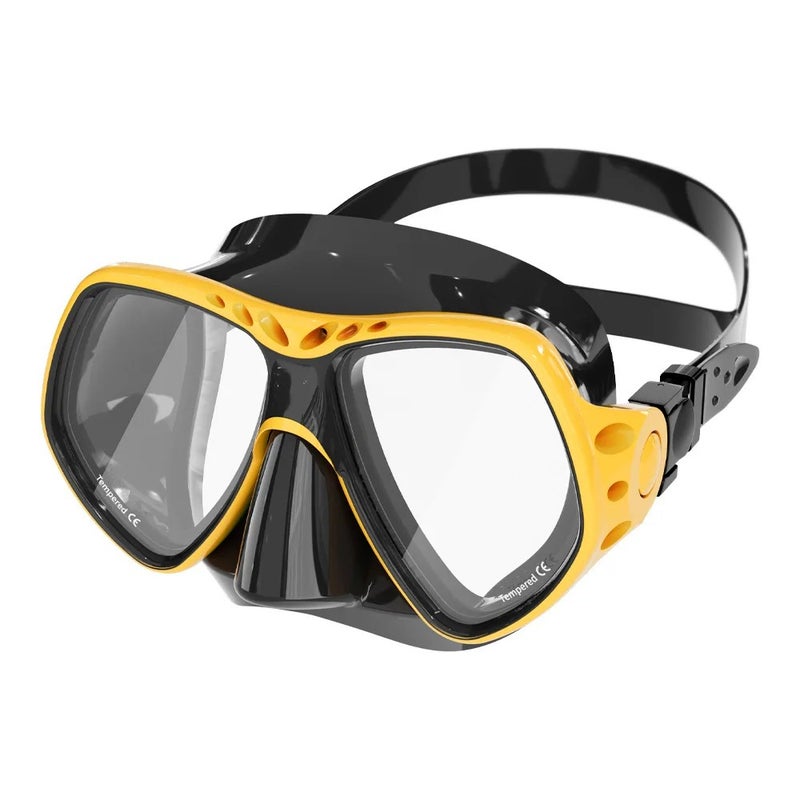 Bluejw Professional Myopia Diving Goggles & Snorkeling Mask Anti-fog Tempered Glass Lenses Silicone Material for Swimming Beach Use - Image 4