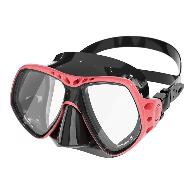 Bluejw Professional Myopia Diving Goggles & Snorkeling Mask Anti-fog Tempered Glass Lenses Silicone Material for Swimming Beach Use - Image 1