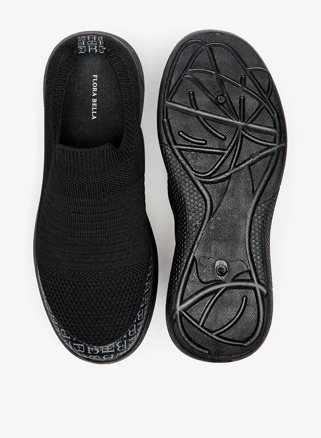 Flora Bella By Shoexpress Womens Textured Slip-On Sneakers