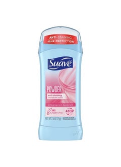 Suave مزيل العرق ومضاد التعرق ومزيل العرق من بودرة مزيل العرق للنساء، حماية من الروائح والرطوبة لمدة 48 ساعة، 2.6 أونصة  - Image 1