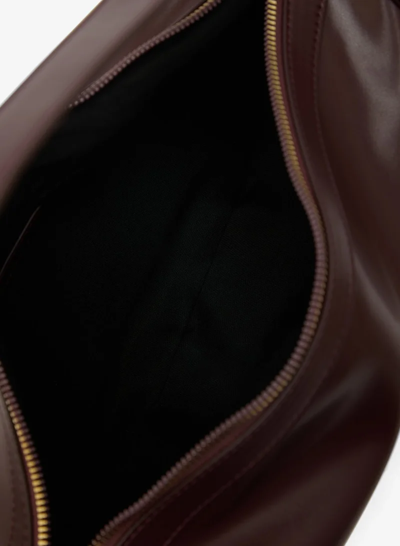 Glamorous DARKER BURGUNDY Slouchy Shoulder Bag for Women | Best Price UAE