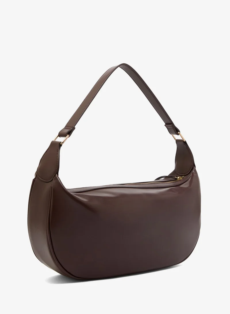 Glamorous DARKER BURGUNDY Slouchy Shoulder Bag for Women | Best Price UAE