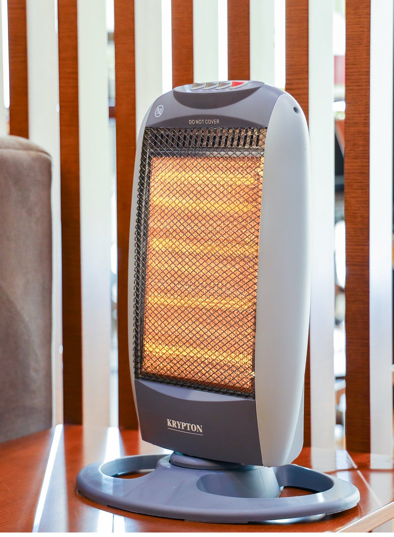 KRYPTON Halogen Heater 1200 W KNHH6366 White - Image 3