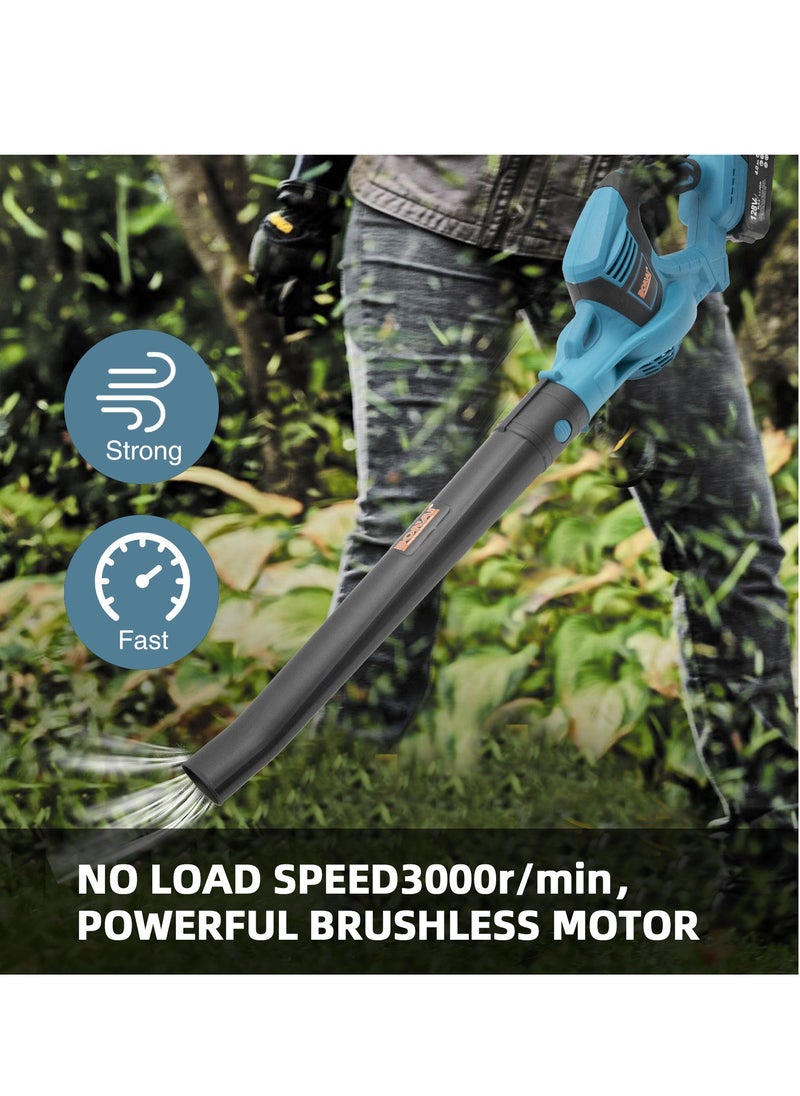 BONAI - Bonai Cordless Blower with 168Vf Battery for Villa House Office Garden and Electronics Dusting Double Battery Detachable design for easy storage - Image 1
