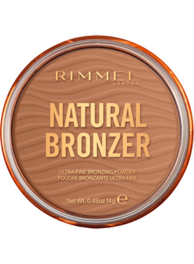 RIMMEL LONDON Natural Bronzer 002 Sunbronze & Oh My Gloss Butter Me Up Lip Butter Balm - 001 - Latte Delight 15mlBundle - Image 2