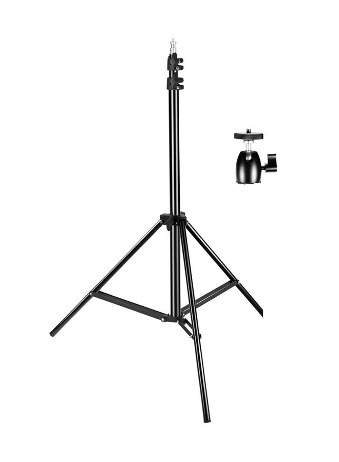 Adjustable Light Stand With 1/4-inch Screw Tripod For HTC Vive VR, Video, Portrait And Product Photography Black