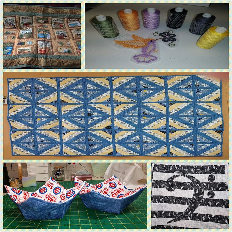 simthread All Purposes Cotton Quilting Thread 50WT 3 Plies for Piecing Sewing Embroidery Applique etc - 550 Yards Each (12 Jeans & Neutral Colors) - Image 5