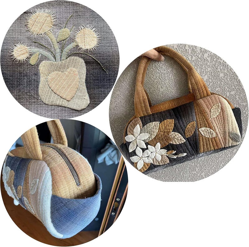 simthread All Purposes Cotton Quilting Thread 50WT 3 Plies for Piecing Sewing Embroidery Applique etc - 550 Yards Each (12 Jeans & Neutral Colors) - Image 4