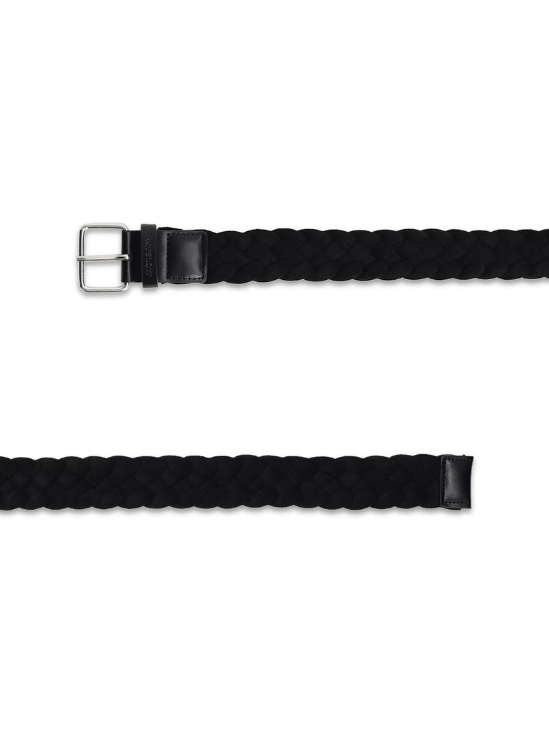 Jack & Jones Black Braided Belt - Image 3
