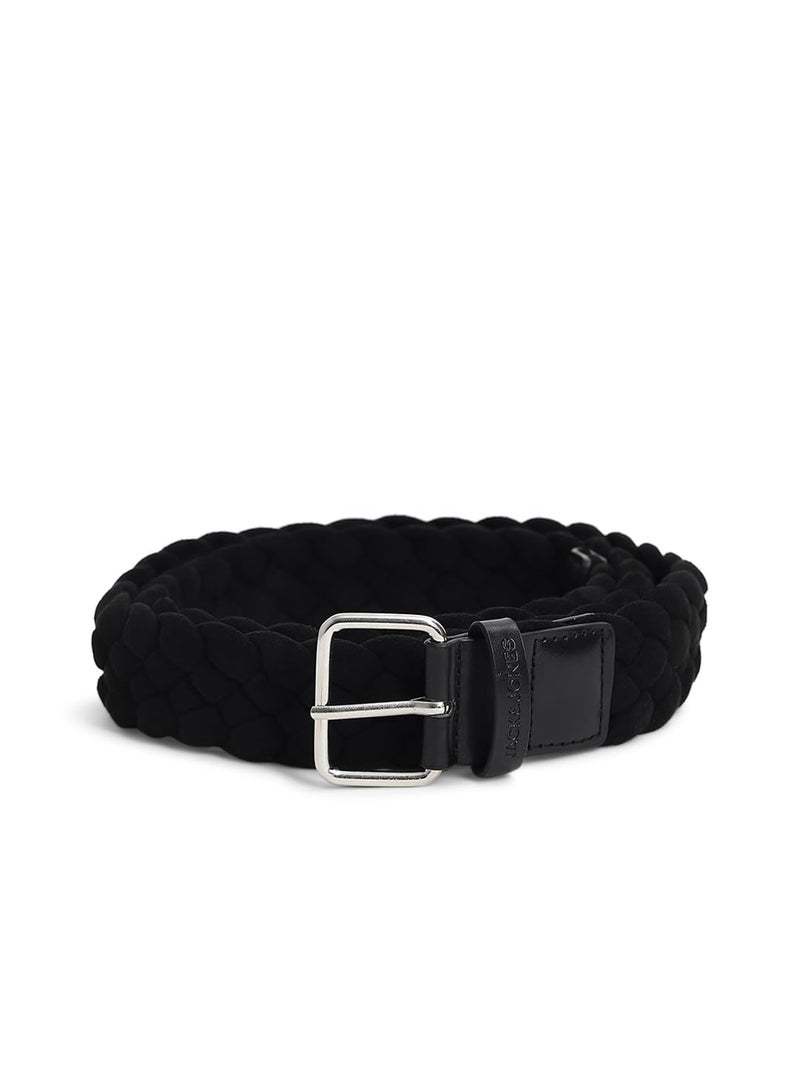 Jack & Jones Black Braided Belt - Image 2