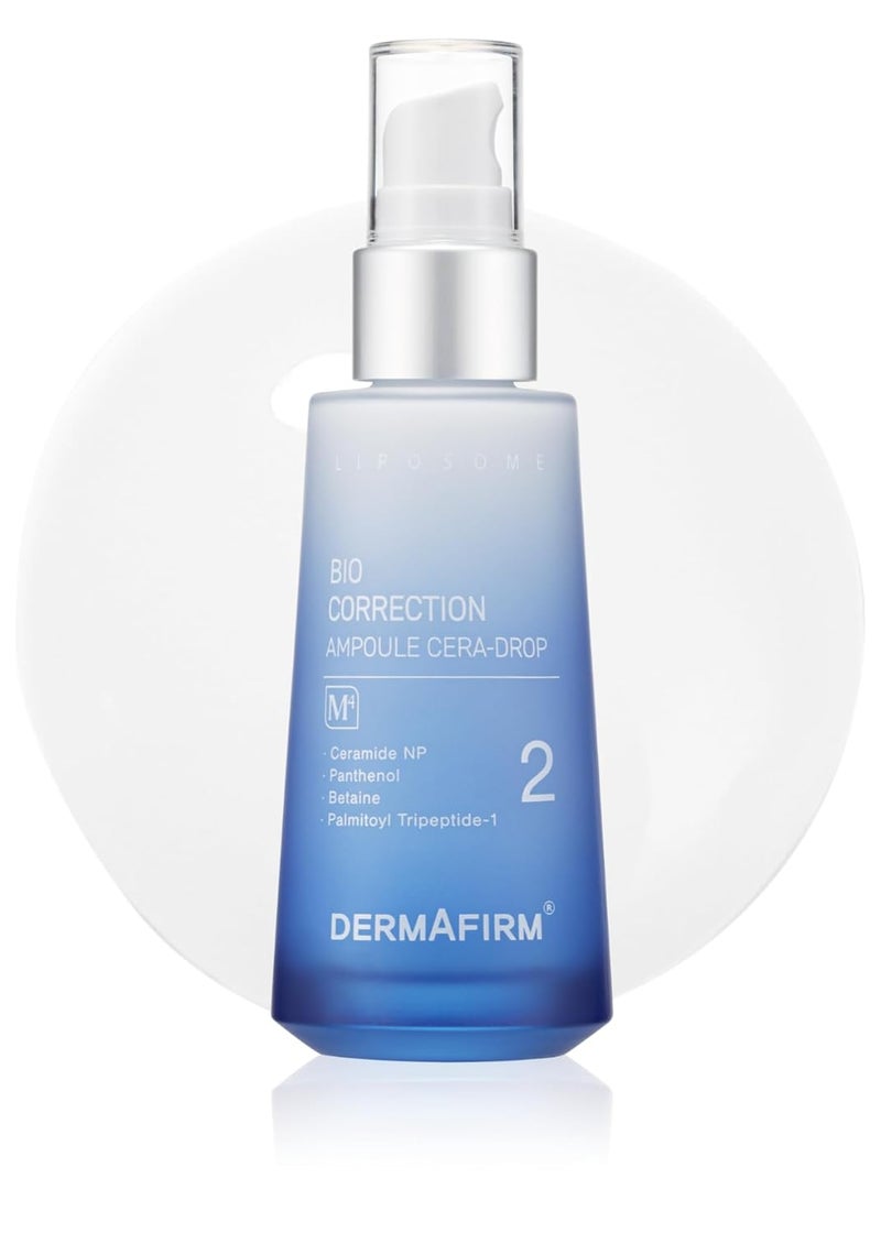 Bio Correction Korean Ampoule CeraDrop M4  Korean Skin Care Facial Ampoule Serum wCeramide Peptide  Collagen for All Skin Types  No Animal Trials No Paraben 169 fl oz