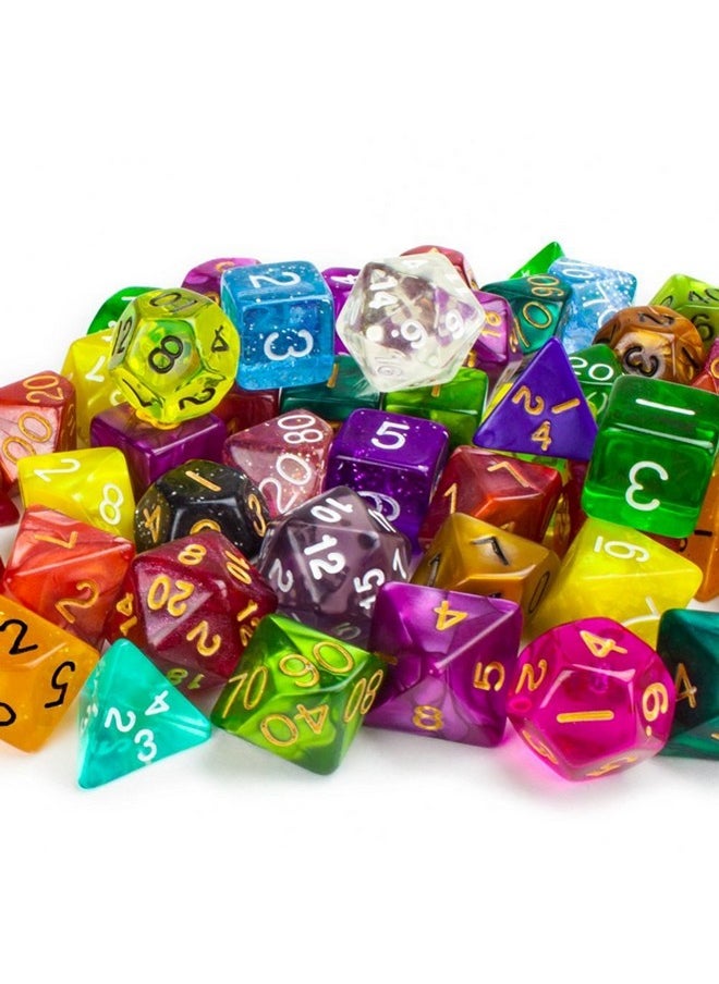 Wiz Dice Wiz Dice Series II 100+ Pack of Random Polyhedral Dice - 15 Guaranteed Sets of Random Colors  - Image 2