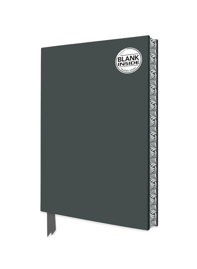 Charcoal Blank Artisan Notebook (Flame Tree Journals) 