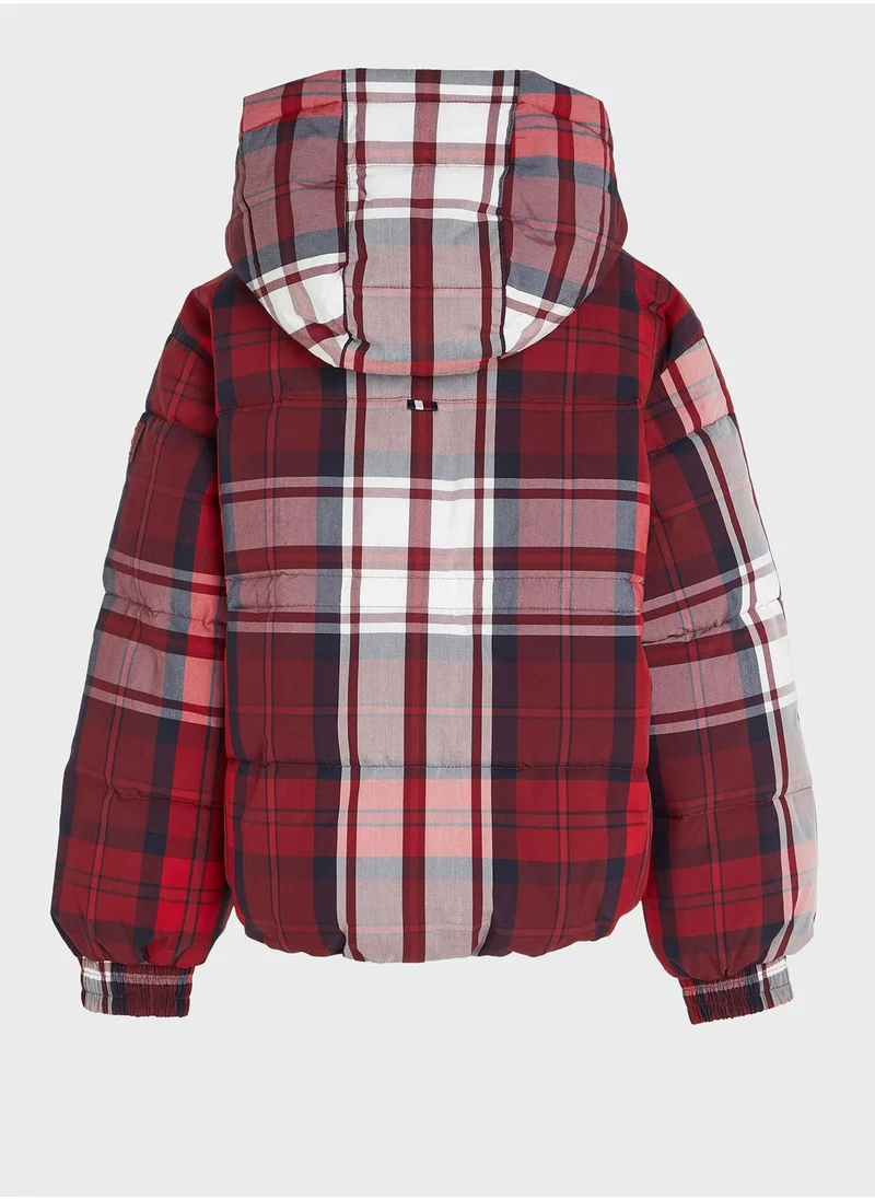 TOMMY HILFIGER Kids Checked Jacket