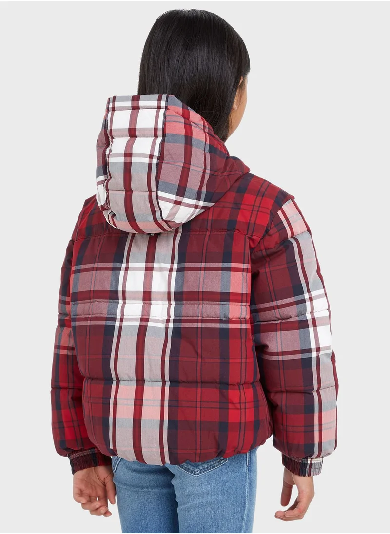 TOMMY HILFIGER Kids Checked Jacket