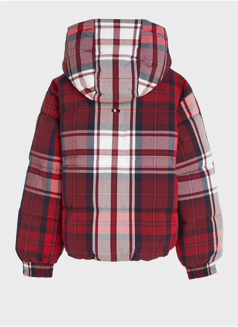 TOMMY HILFIGER Kids Checked Jacket