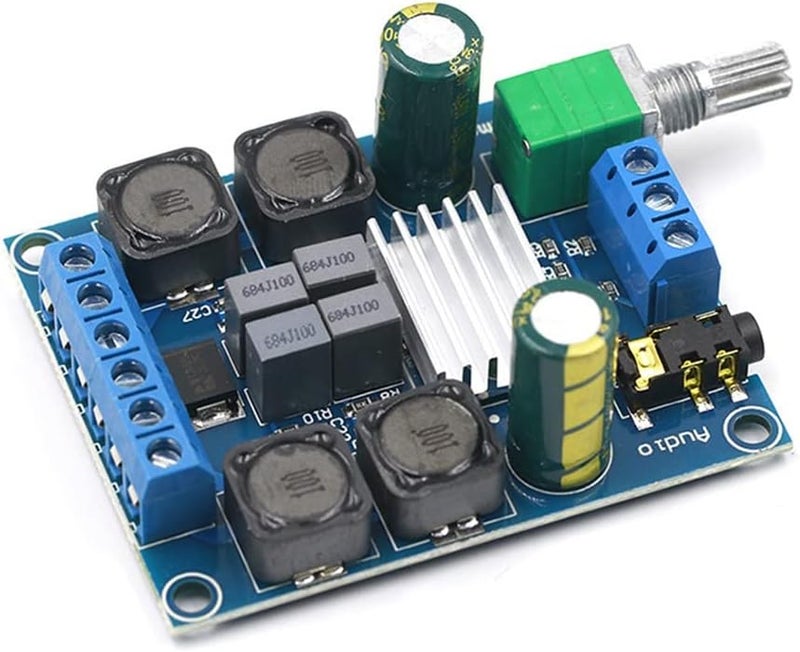 XY 502 TPA3116D2 2 Channel 50W Stereo Audio Amplifier Board Module For Subwoofer - Image 1