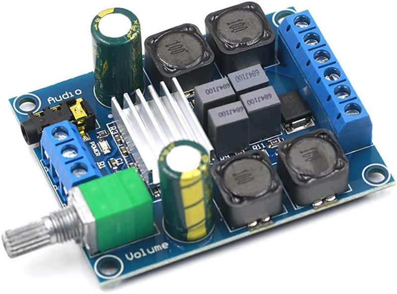 XY 502 TPA3116D2 2 Channel 50W Stereo Audio Amplifier Board Module For Subwoofer - Image 3