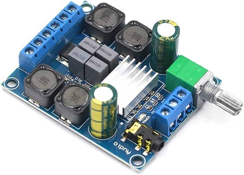 XY 502 TPA3116D2 2 Channel 50W Stereo Audio Amplifier Board Module For Subwoofer - Image 5