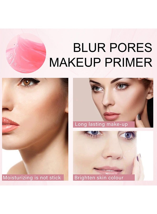 EELHOE Pre Makeup Base Gel - Hydrating Primer Face Makeup for Dry or Oily Skin, Silk Pore and Wrinkle Minimizer, Silicone and Oil Free Gel Formula with Cooling Effect (30g) - Image 3