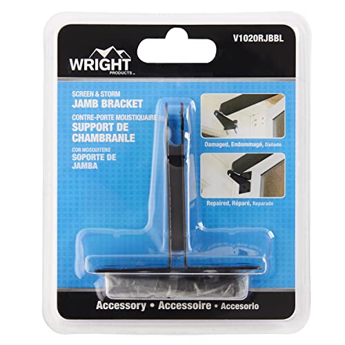 Wright Products - Replacement Jamb Bracket for Pneumatic Closers - Repair Bracket for Wright Product Closer Models V820, V920, V1020, V150 and VH440, Black - Image 4