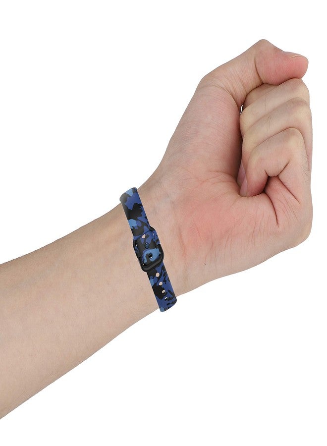 Lijinlan Replacement Bands Compatible with Samsung Galaxy Fit2 SM-R220, Pattern Printed Strap Breathable Soft Silicone Wristband Compatible with Galaxy Fit 2 Fitness Tracker (B4-4Pack-2) - Image 5
