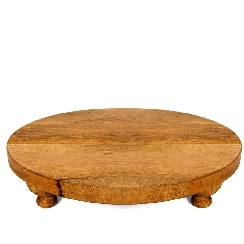 Heritage Lace Heritage Lace Artisan Wood 16 Footed Charcuterie Board Natural 40 FH042 