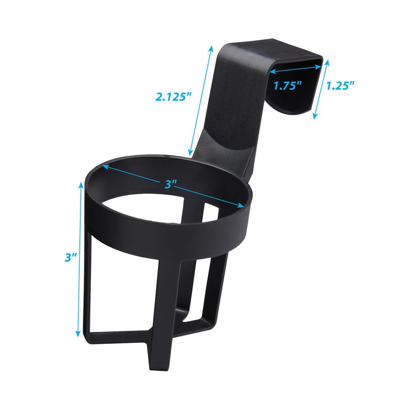 Custom Accessories 92206 Black Small Cup Holder, (Twin Pack) - Image 4