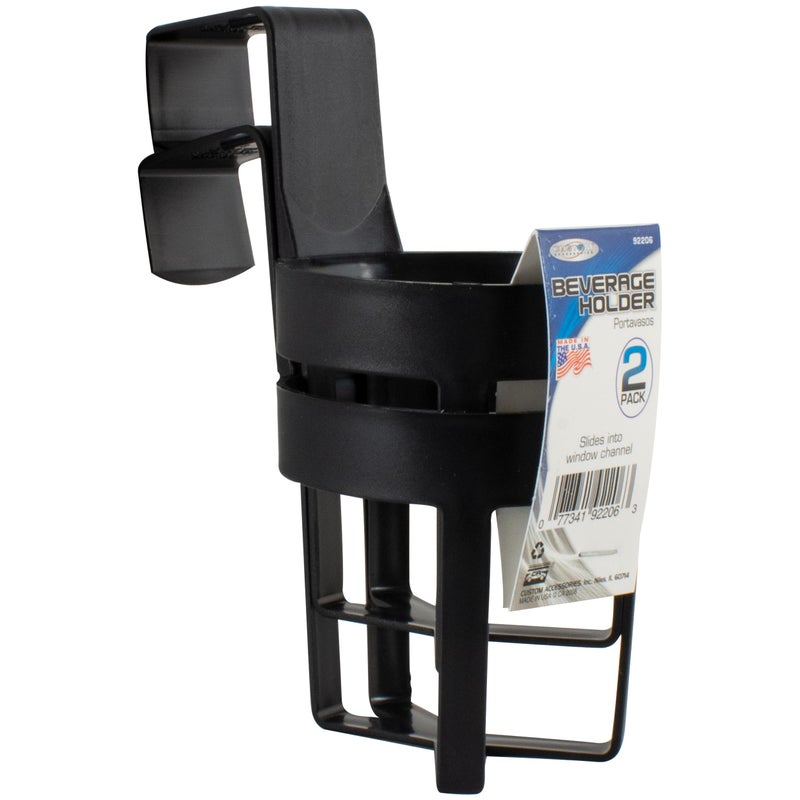 Custom Accessories 92206 Black Small Cup Holder, (Twin Pack) - Image 3