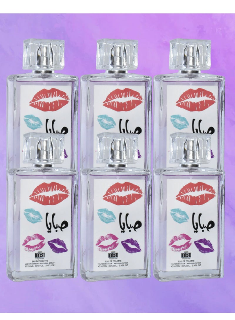 تي أر آي 6 قطع عطر صبايا 100 مل EDT - Image 1