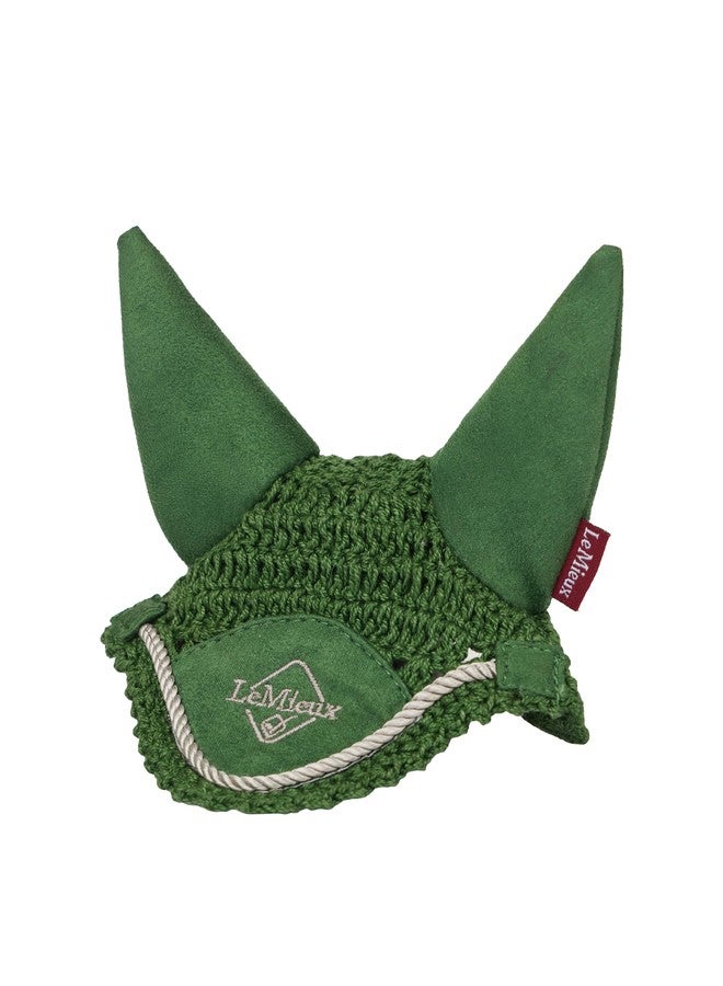 LeMieux Toy Pony Ear Bonnet for Toy Pony - Handmade Crochet - Super Soft - 3 Years + - Gift for Kids - Hunter Green - Image 1