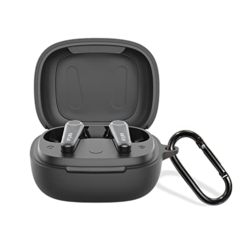 EarFun Air Pro 3 Case Cover, Soft Silicone Protective Cover Compatible With Earfun Air Pro 3 (Only Case Cover Included), Shockproof, Anti-Scratch,Headphones, Black - Image 1