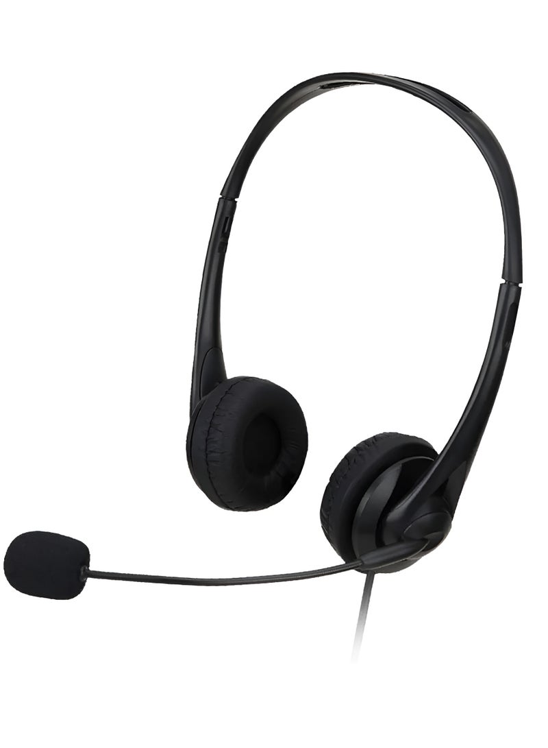 Generic420apple SY490MV Wired Call Center Headset with Type-C Port and Microphone, Operator Headset with Noise Cancellation for PCs, Phones, and Desktops - Image 1
