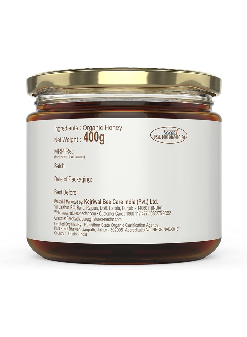 Natures Nectar Organic Honey 400g | 100% Pure NMR Tested Honey | Raw and Unprocessed | NPOP Certified Organic - Image 2