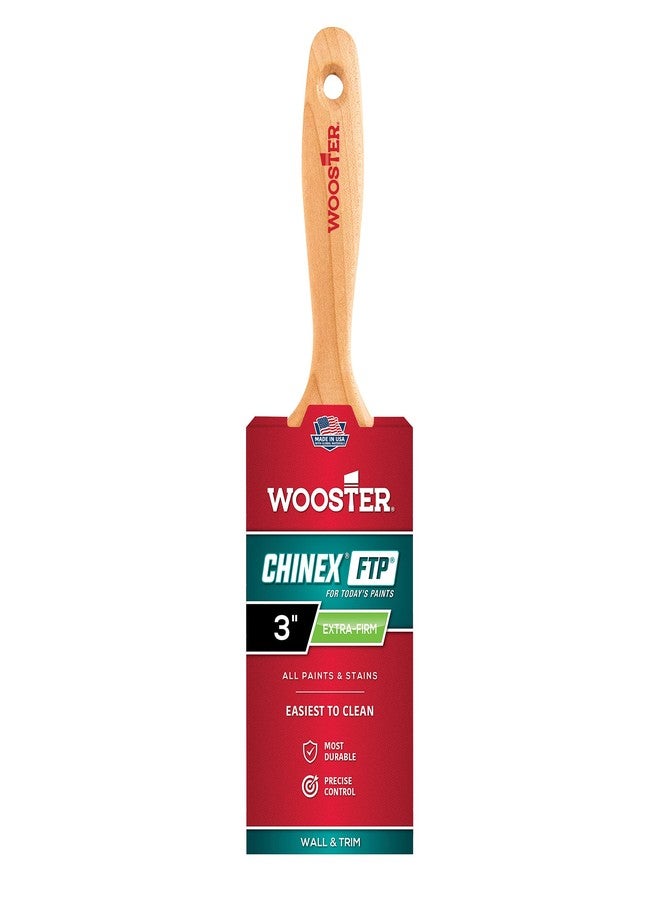 Wooster Brush 4413-3 Chinex FTP Varnish Paintbrush, 3 Inch - Image 2
