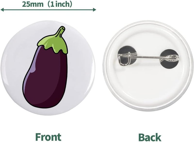 Mostme 300 Sets 25mm/1 inch Button Supplies Button Parts for Buttons Maker Machine 25mm, Round Badge Blank Buttons Pins, Includes Plastic Pin Back Cover, Metal Cover, Clear Film&Blank Paper - Image 4