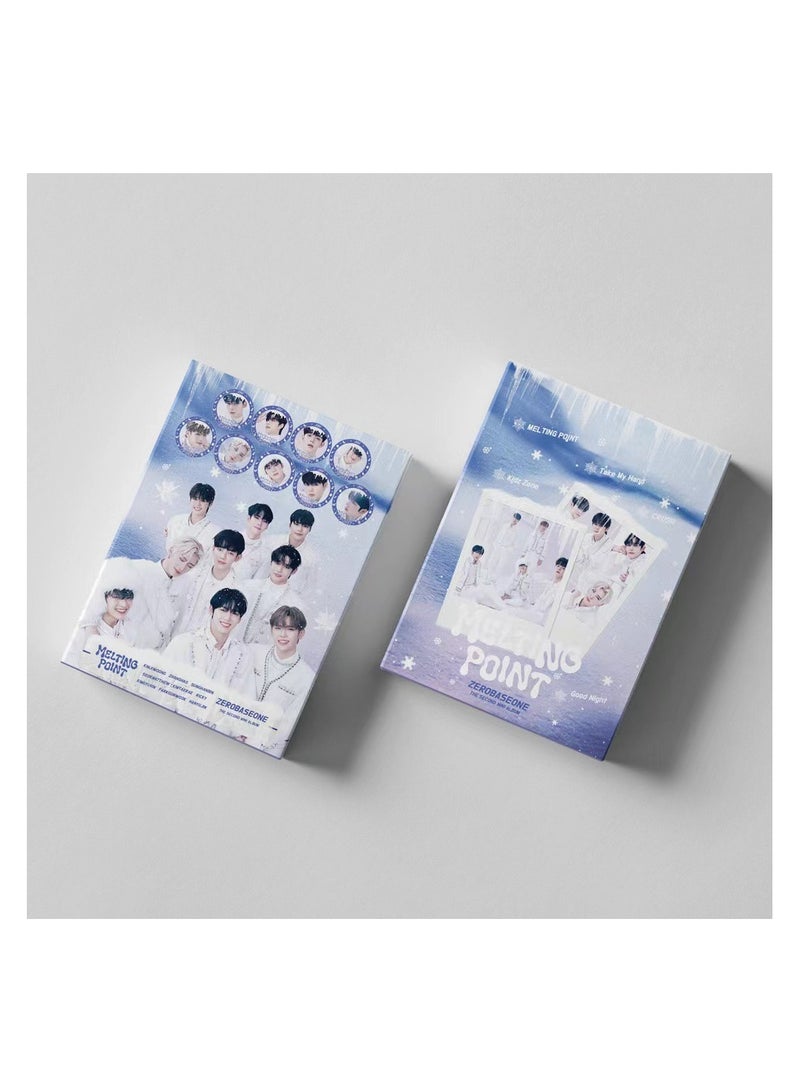 NIBEMINENT 55 Pcs Kpop ZEROBASEONE Lomo Cards Card For Fans Collection Gifts