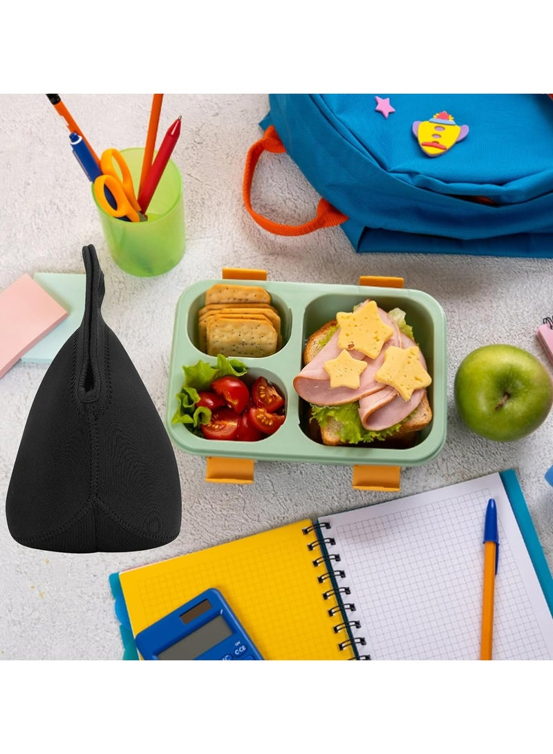 أوزيغالور حقيبة غداء معزولة من النيوبرين، خفيفة الوزن ومقاومة للتسرب، مثالية للعمل والنزهات (أسود، 31×31 سم) - Image 5