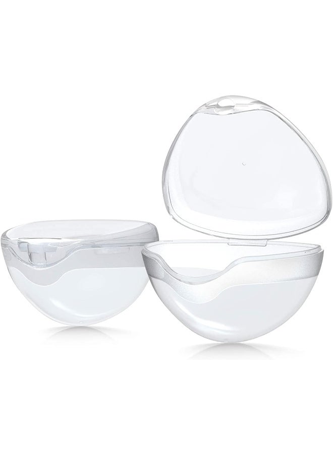 Dummy Case, 5 Pack Transparent Pacifier Soother Pod Holder Box for Kids, Storage Nipple Shield Safe BPA-Free Travel and Home