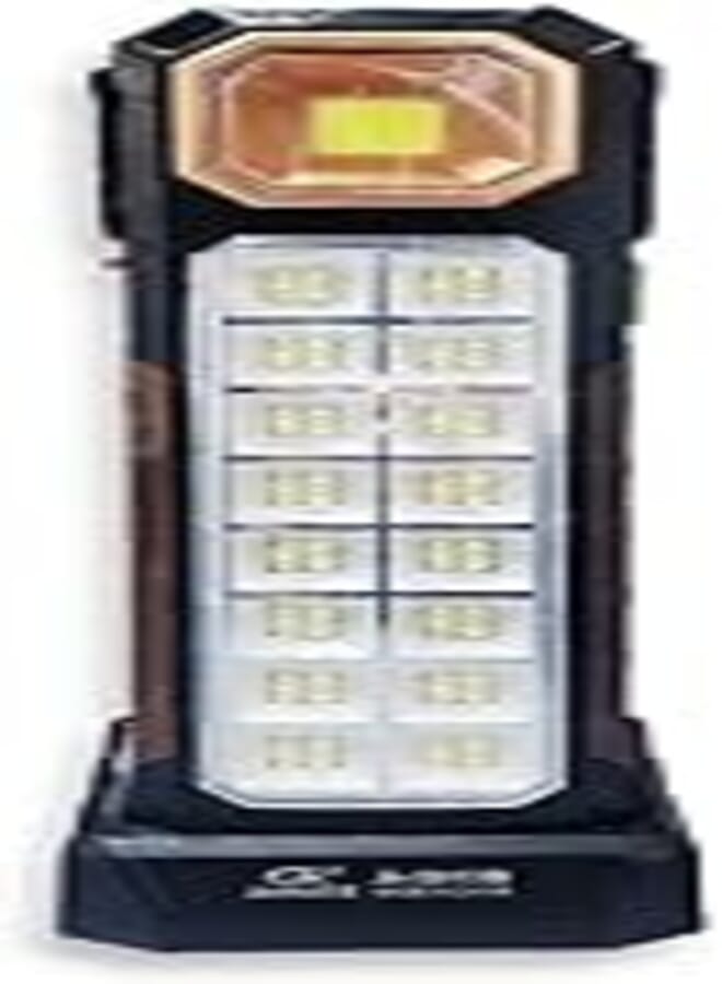 JA-2013 Solar Rechargeable Waterproof Emergency Light, USB, Black