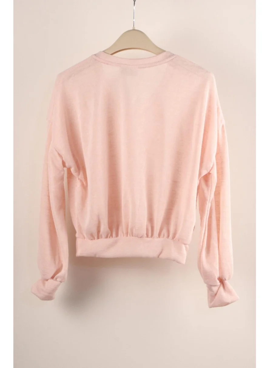Alexander Gardi V-Neck Bat Sleeve Blouse (B21-30505)