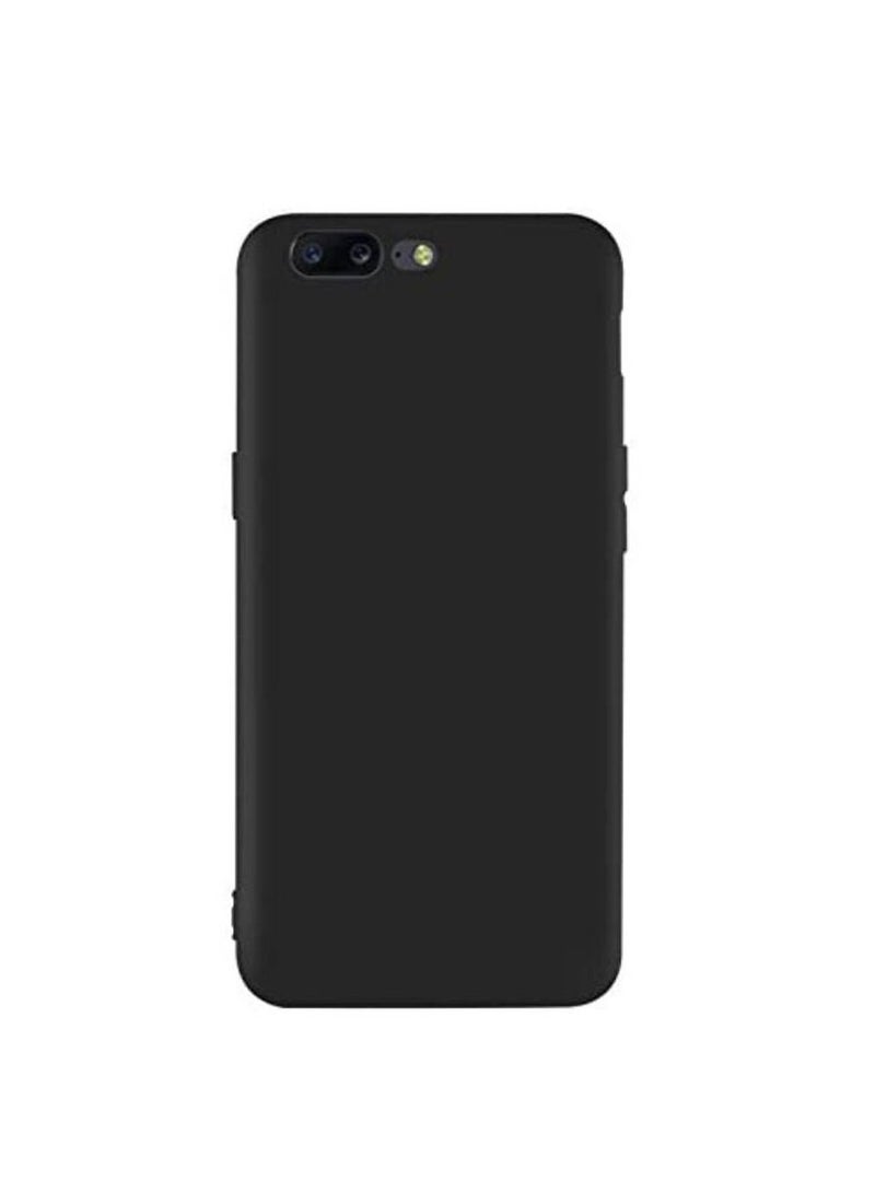 vesus Ultra-thin Silicone Full Body Protection Cover Case One Plus 5 Black - Image 1