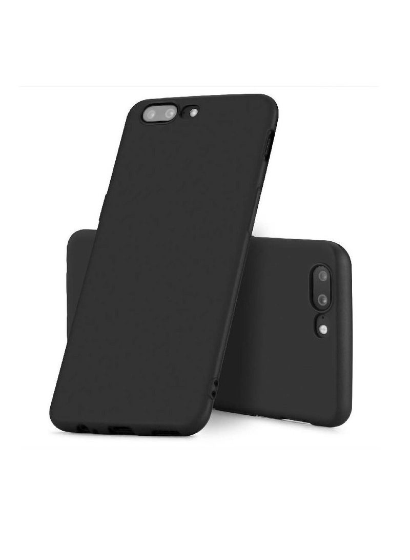 vesus Ultra-thin Silicone Full Body Protection Cover Case One Plus 5 Black - Image 3